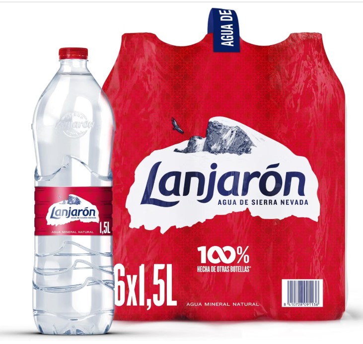 Lanjarón Agua Mineral Natural Pack, 6 x 1.5L
