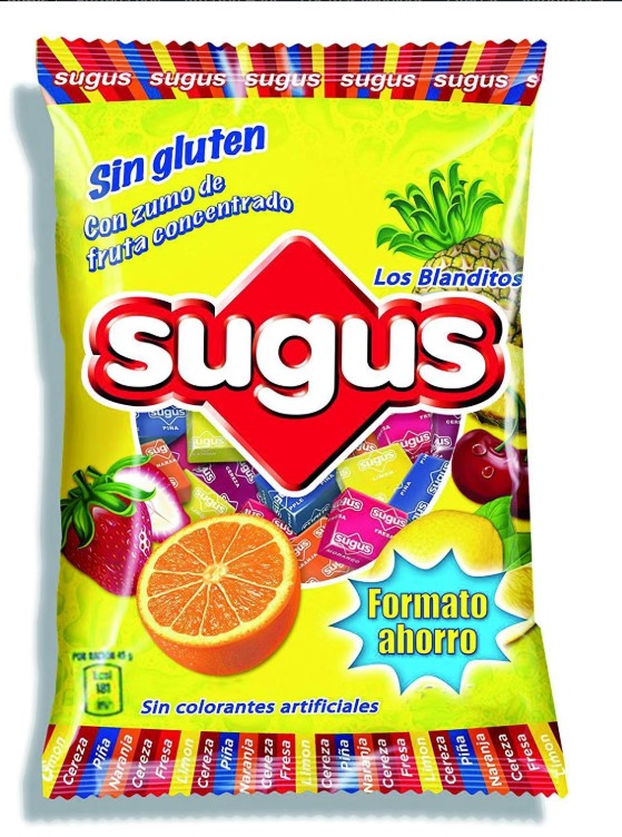 Sugus MEGAPACK de 10Kg de Caramelos Sugus Masticables de sabores
